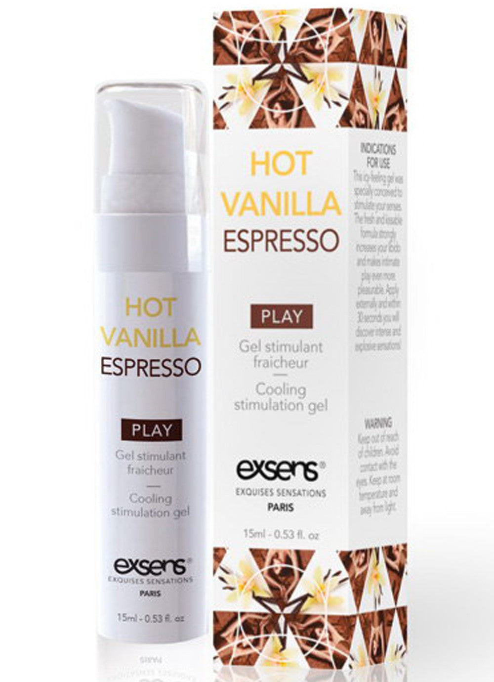 Gel stimulant fraîcheur Vanille Café - 15 ml