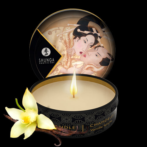Mini bougie de massage - Désir Vanille
