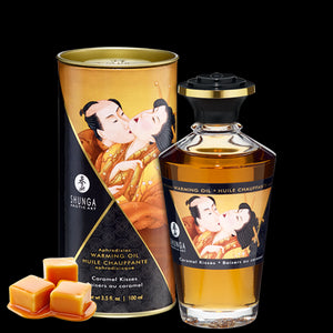 Huile chauffante aphrodisiaque - Baisers caramel
