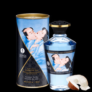 Huile chauffante aphrodisiaque - Frissons de coco 100ml