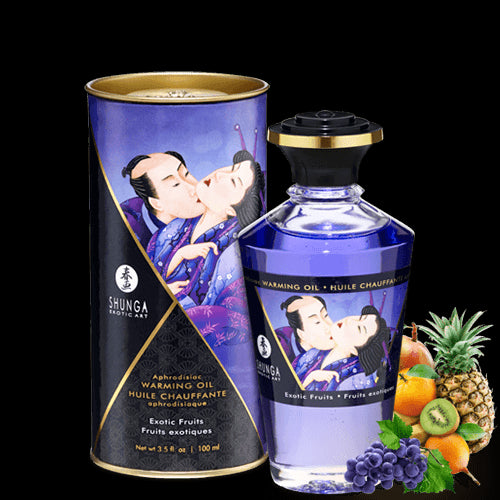 Huile chauffante aphrodisiaque - Fruits exotiques 100ml