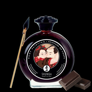 Peinture de corps embrassable - Chocolat noir