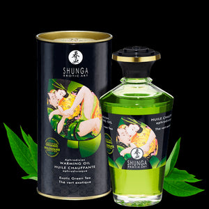 Huile aphrodisiaque organique  - Thé vert exotique