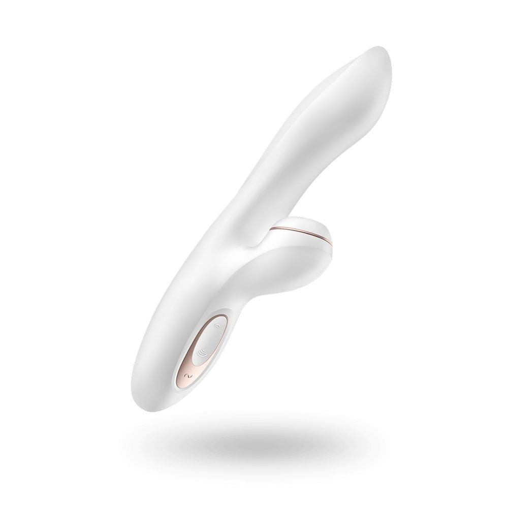Pro G-Spot Rabbit - Blanc et Or rose Stimulateur vibromasseur Satisfyer