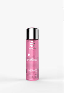 Huile de massage - Vin pétillant à la Fraise - 60 ml