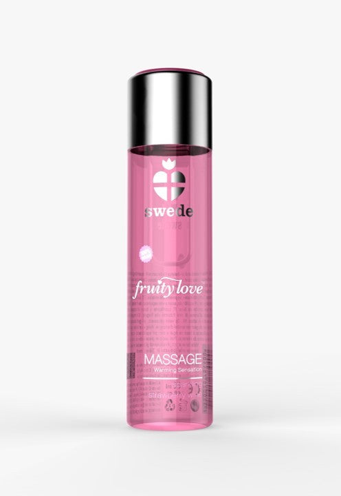 Huile de massage - Vin pétillant à la Fraise - 120 ml