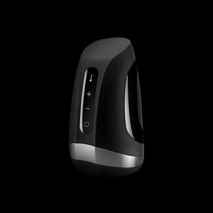 Men Heat Vibration - Noir et Argent Masturbateur Satisfyer