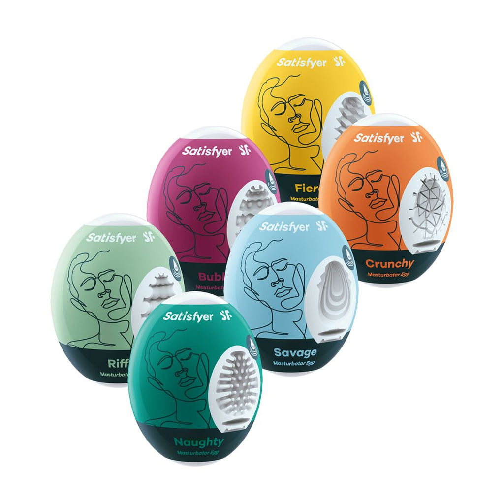 Ensemble Oeufs masturbateurs 6 pièces