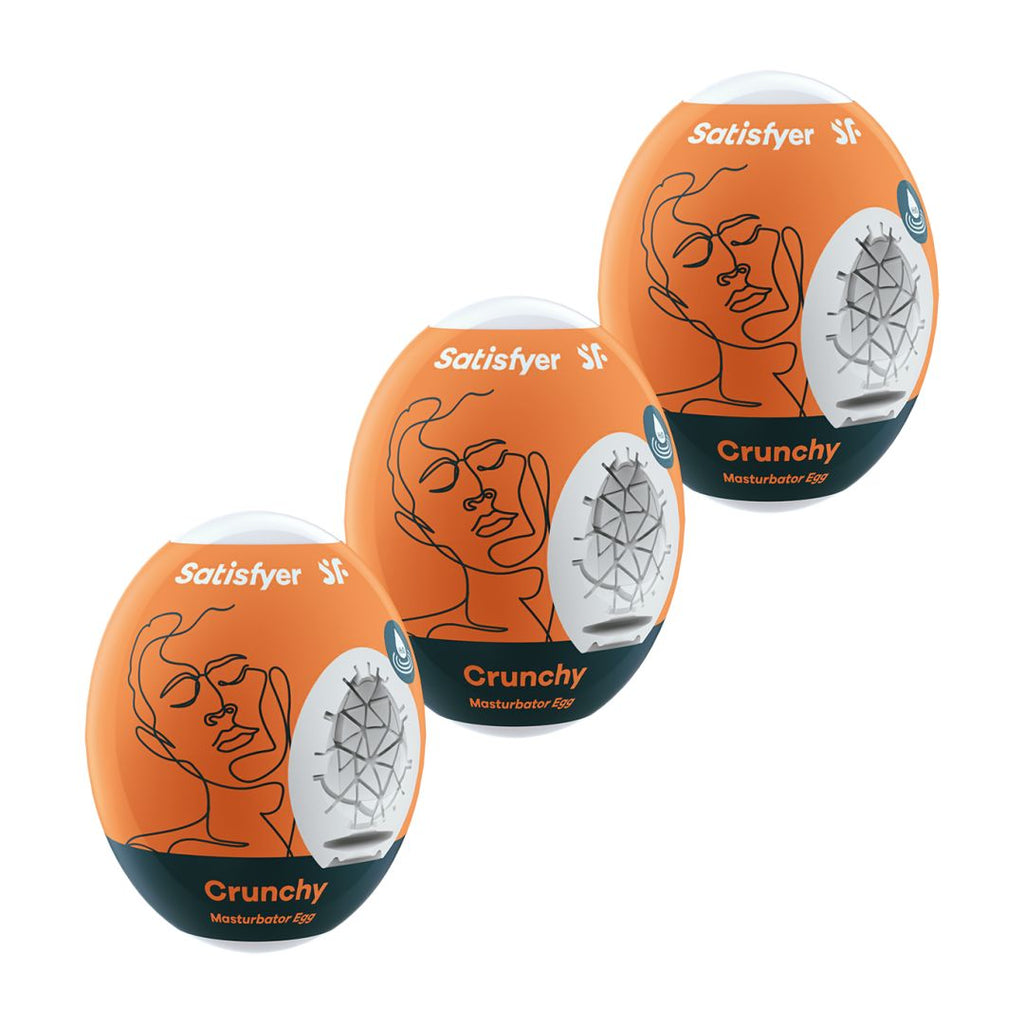 Ensemble Oeufs masturbateurs 3 pièces Crunchy