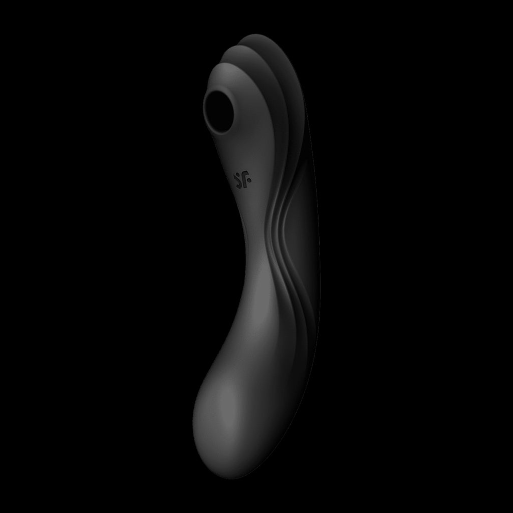 Curvy Trinity 4 - Noir Stimulateur et Vibromasseur Satisfyer