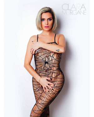 Le numéro 7 bodystocking Clara Morgane - Noir
