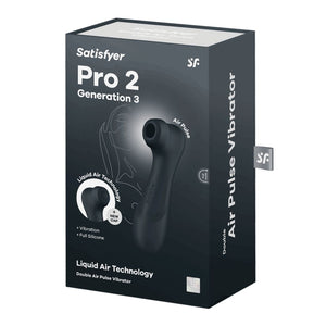Pro 2 Génération 3 Air pulse - Noir Satisfyer