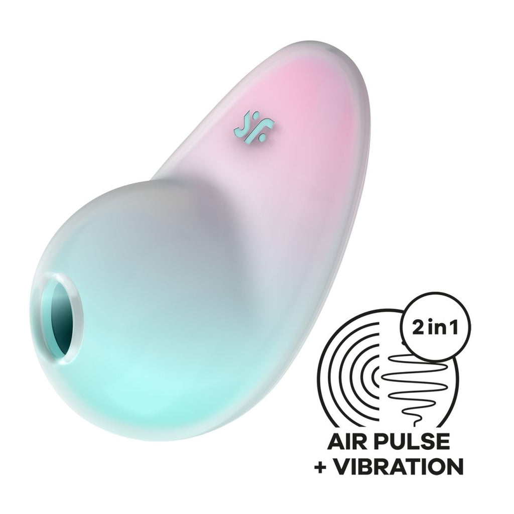 Pixie Dust vibromasseur à ondes de pression - Vert et rose