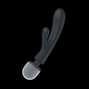 Triple lover Rabbit et Wand Satisfyer - Noir