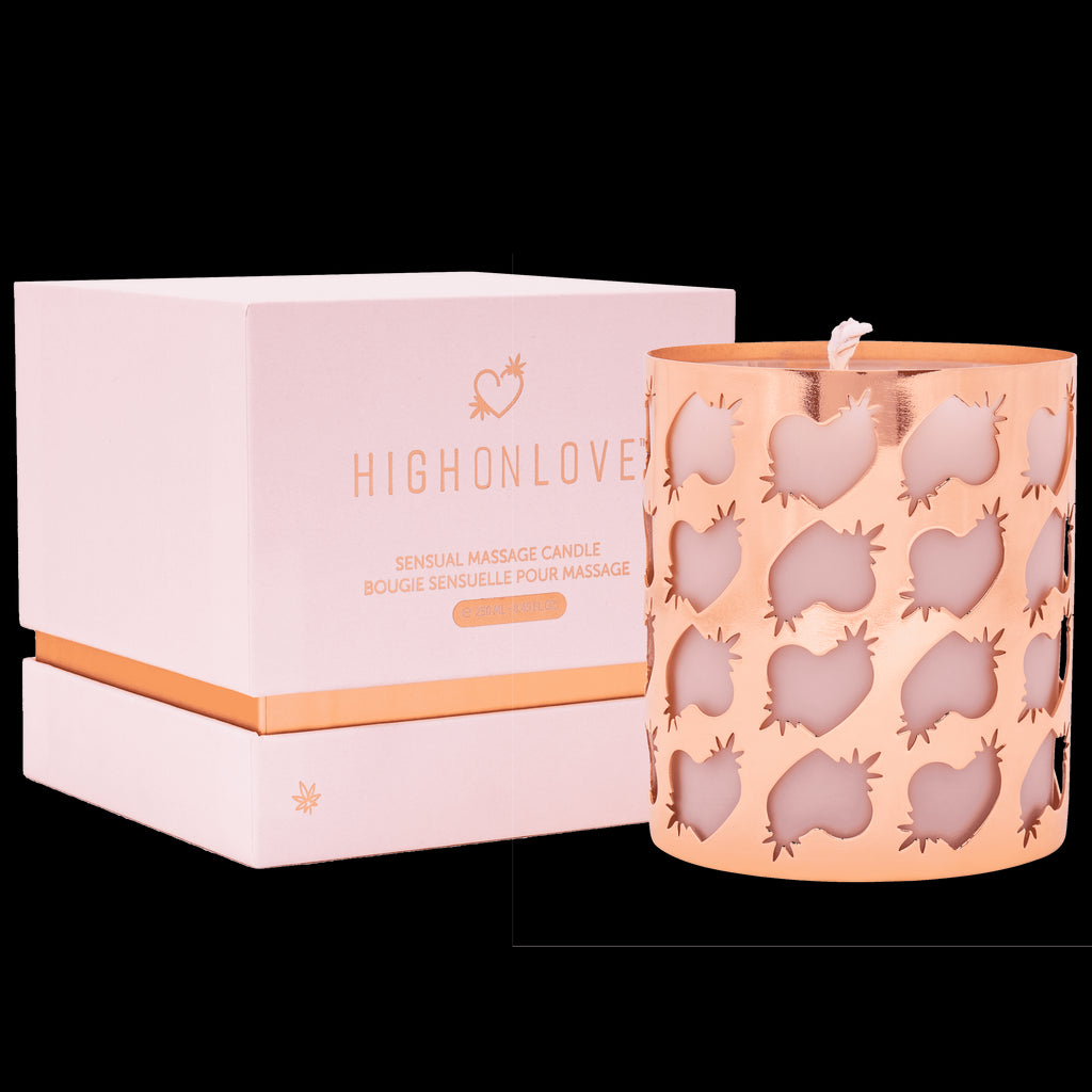 Bougie de massage à l'huile de graines de Chanvre - 250 ml