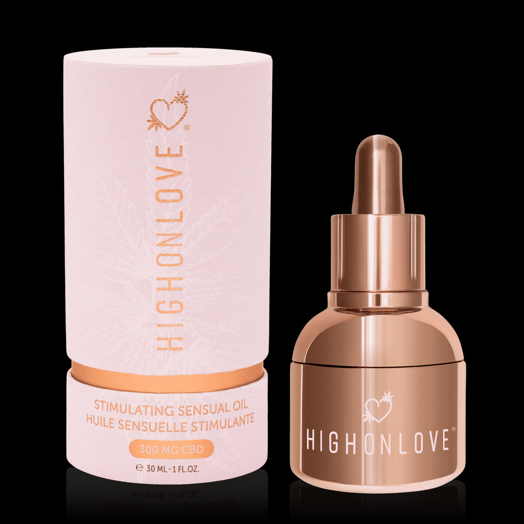 Huile sensuelle stimulante avec 300 mg de CBD 30 ml