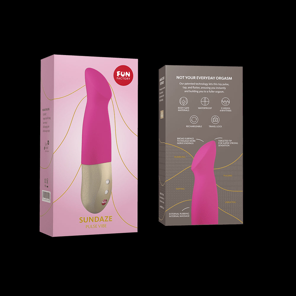 Sundaze - Vibromasseur va et vient - Rose