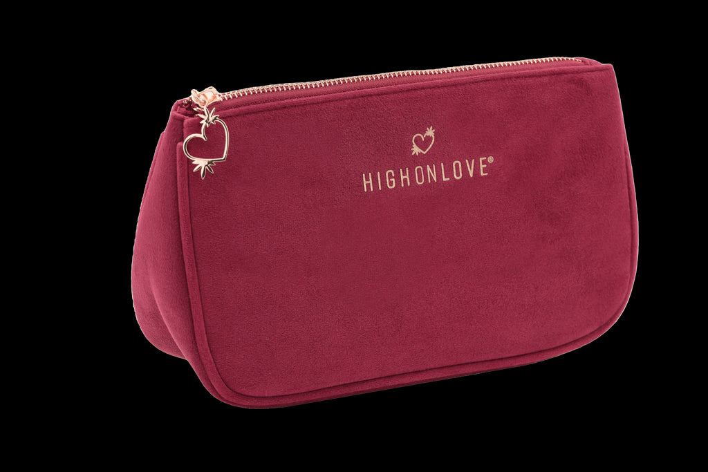 Pochette en velours High On Love