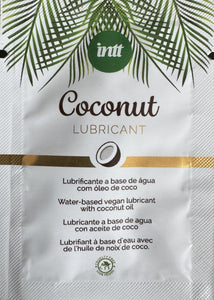 Echantillon Vegan noix de coco lubricant - Lubrifiant base eau 2ml