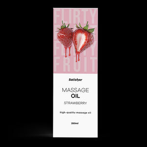 Huile de massage haute qualité - Fraise 250ml